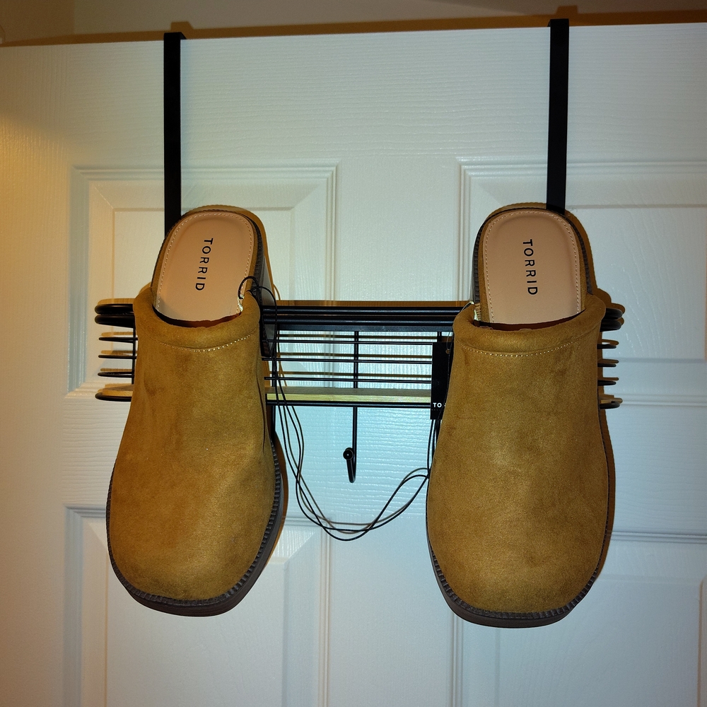 Torrid Tan Suede Slip-On Mules